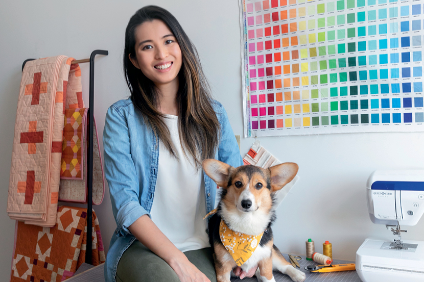Wendy Chow is an Australian quilter, designer, and pattern writer based in New York City