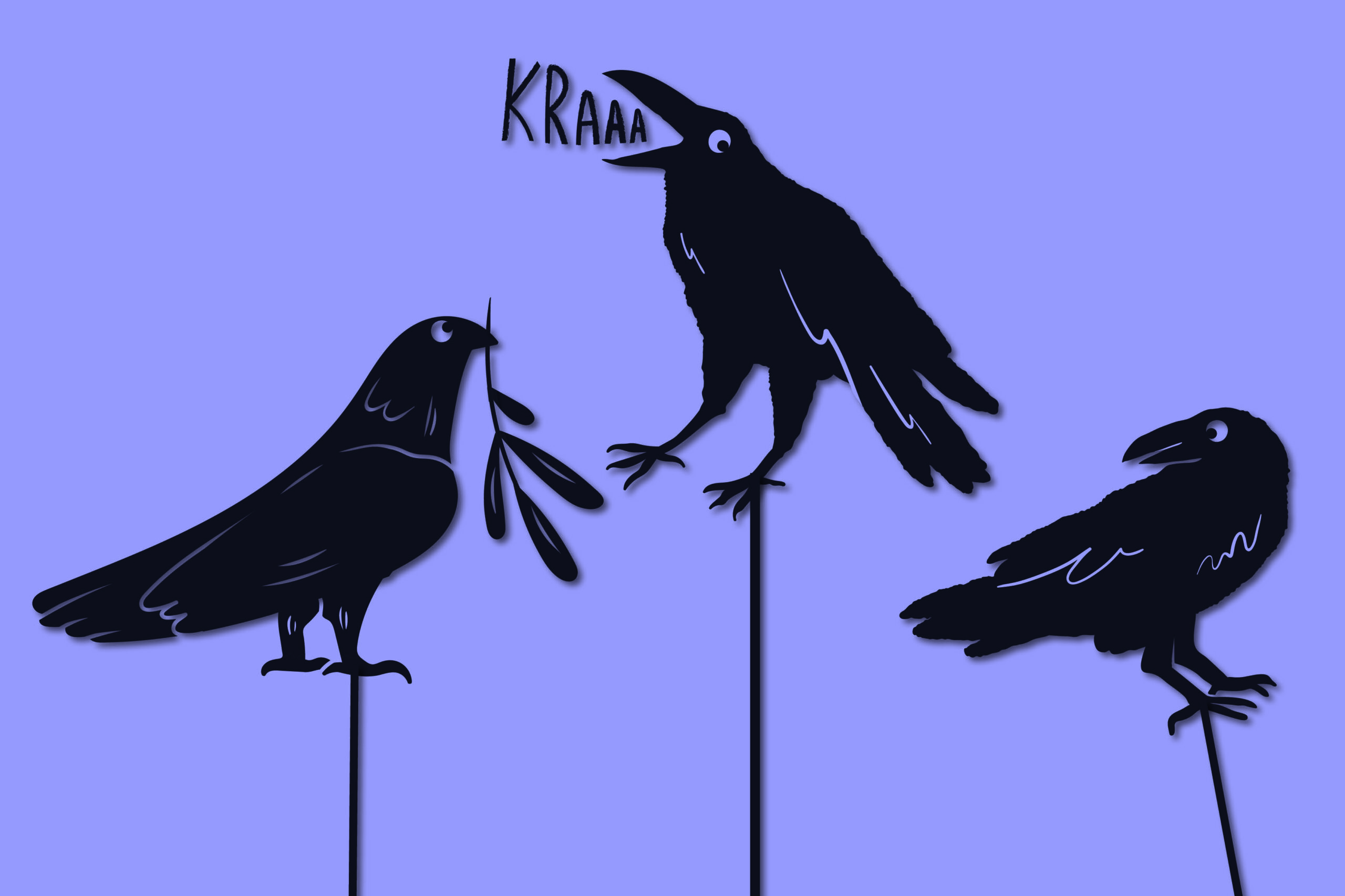 Shadow Puppets Crows